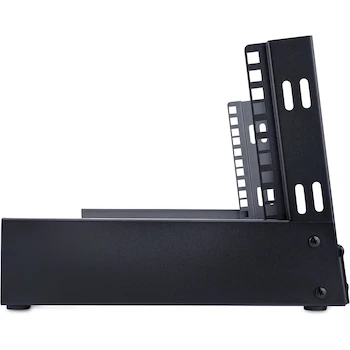 Imagen 2 de StarTech.com RK4OD Estante para Servidores de Computadora 4U de 2 Postes Negro, Pequeño Estante Abierto de 19 Pulgadas, Rack de Red Compacto, Rack de Dos Postes, Dimensiones 29.2x50x23.6 cm, Capacidad 30 kg, Material Acero Aleado