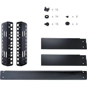 Imagen 5 de StarTech.com RK4OD Estante para Servidores de Computadora 4U de 2 Postes Negro, Pequeño Estante Abierto de 19 Pulgadas, Rack de Red Compacto, Rack de Dos Postes, Dimensiones 29.2x50x23.6 cm, Capacidad 30 kg, Material Acero Aleado