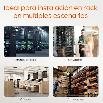 Imagen 5 de Charola Fija Cantilever para Rack de 19 Pulgadas, 1U, Ventilada, Color Negro, Profundidad 30 cm, Marca Intellinet, Modelo 714884