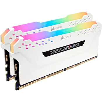 Imagen 2 de Corsair Vengeance RGB Pro - Kit de Mejora de Iluminación RGB (Sin Memoria Incorporada) Blanco para DDR4 Desktop