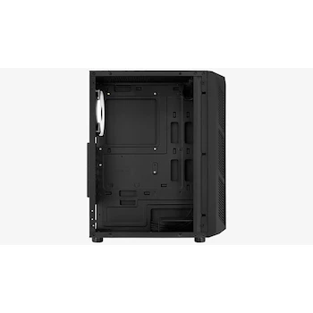 Imagen 3 de Gabinete Aerocool Prime ARGB Mid Tower Negro, Modelo Prime-G-BK-v2, Serie Prime, Soporte Motherboards ATX/Micro ATX/Mini-ITX, Sin Fuente de Poder, Dimensiones Externas 205x442x376.5mm, Dimensiones Internas 200x430x305mm