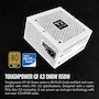 Miniatura de Thermaltake Toughpower GF A3 Snow Edition 850W 80+ Gold ATX 3.0 Fuente de Alimentación Blanca, Conector PCIe Gen.5 450W 12VHPWR Incluido, Modelo TTP-0850AH2FLG, Serie GF A3 850 White, Parte PS-TPD-0850FNFAGU-N, Garantía 10 Años