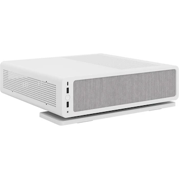 Imagen 4 de Fractal Design Ridge White - Tarjeta Elevadora PCIe 4.0 Incluida - 2 Ventiladores PWM Aspect 140 mm Incluidos - USB Tipo C - Caja m-ITX para Juegos de PC
