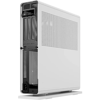Imagen 5 de Fractal Design Ridge White - Tarjeta Elevadora PCIe 4.0 Incluida - 2 Ventiladores PWM Aspect 140 mm Incluidos - USB Tipo C - Caja m-ITX para Juegos de PC
