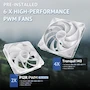 Miniatura de Antec Flux Pro White, Gabinete Full Tower E-ATX, 6 Ventiladores PWM Incluidos, Panel Frontal Alto Flujo con Madera de Abedul, PSU iShift 90°, USB 3.0 x2 + Tipo C