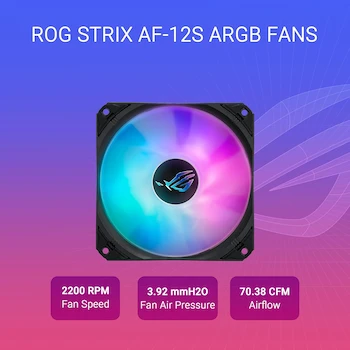 Imagen 4 de ASUS ROG Strix LC III 360 ARGB LCD Enfriador Líquido CPU AIO 360 mm con Pantalla IPS 2.1" Negro