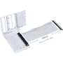 Miniatura de Lian Li Accessory - Kit Universal de 4 Ranuras para Tarjetas GPU Vertical, Color Blanco, Cable Elevador Gen 4 PCI-E 4.0 x16 200 mm, Compatible con PCIe 3.0 y E-ATX (VG4-4-V2W)