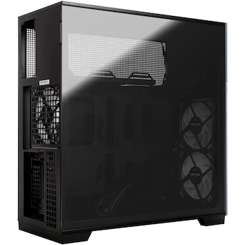 Imagen 5 de IN WIN F5 - Carcasa Torre Completa E-ATX Full Tower Negra con Vidrio Templado, Paneles de Malla y Biseles Frontales Personalizables, Soporte para Placa Base ATX Back Connect