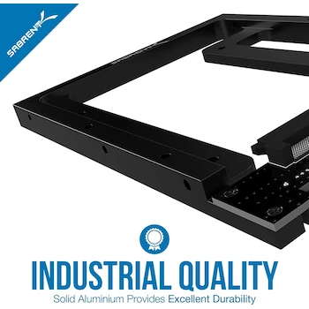 Imagen 5 de Sabrent BK-PCBS Kit de Montaje Convertidor 2.5" SSD y SATA HDD a Bahía 3.5" Escritorio Negro Aluminio