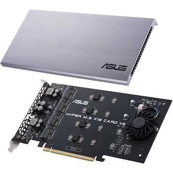 Imagen de referencia para ASUS Hyper M.2 x16 Card V2 Adaptador 4 x M.2 Socket 3 PCIe 3.0 x16 para NVMe SSD