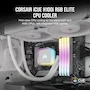 Miniatura de Corsair H100i RGB Elite Refrigerador Líquido para CPU - 240mm AIO - Ventiladores AF120 Elite PWM - Blanco
