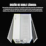 Miniatura de CORSAIR 2500X Caja de PC mATX Cristal Templado Doble Cámara Sin Ventiladores Diseño Inversa Compatible Blanco