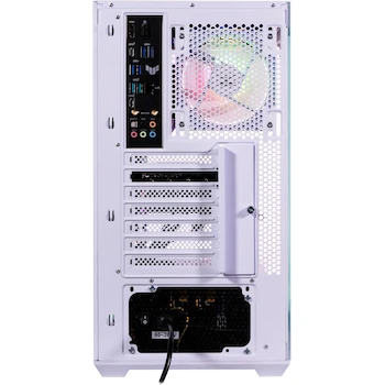 Imagen 3 de Gaming Naceb Gabinete Gamer Nebula NA-0637 ATX Torre PC con Cristal Templado - Blanco