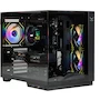 Miniatura de Gaming NACEB Gabinete Gamer Iris Nano NA-0638 - Torre PC M-ATX Negro con Cristal Templado e Iluminación ARGB, Compatible con ATX Micro-ATX Mini-ITX y BTF