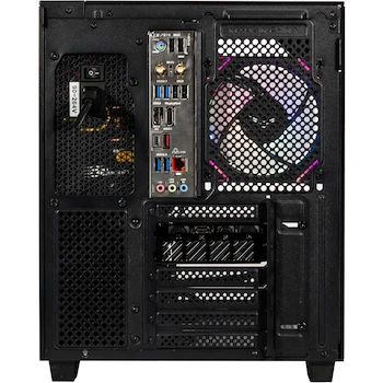 Imagen 4 de Gaming NACEB Gabinete Gamer Iris Nano NA-0638 - Torre PC M-ATX Negro con Cristal Templado e Iluminación ARGB, Compatible con ATX Micro-ATX Mini-ITX y BTF