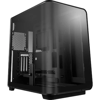 Imagen de referencia para MSI MEG Maestro 700L PZ Mid-Tower Gabinete Negro Serie MEG Aluminio con Vidrio Templado 270 Grados Project Zero