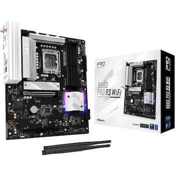Imagen de referencia para ASRock B860 Pro RS WiFi 6E Intel Core Ultra Series 2 LGA1851 DDR5 8666+ MHz 256GB ATX Motherboard