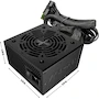 Miniatura de ASRock Challenger CL-750B Fuente de Alimentación 750W ATX 2.52 No Modular 80 Plus Bronze Negro Ventilador 120mm Hoja de Golf PCIe5.1 12V-2x6