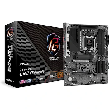 Imagen de referencia para ASRock B650 PG Lightning - Placa Base ATX AM5 para Procesadores AMD Ryzen 7000 Series - Modelo B650 PG Lightning