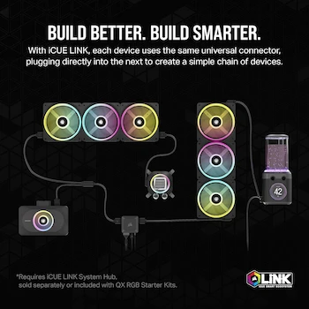 Imagen 3 de CORSAIR iCUE LINK XC7 RGB ELITE CPU Water Block - Cámara de Flujo Transparente - 24 LED RGB - Compatible Intel LGA 1700, AMD AM5 y anteriores - Gris Stealth