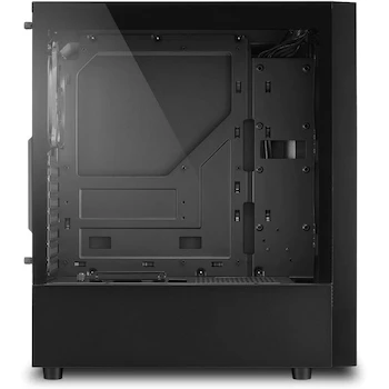 Imagen 4 de Sharkoon RGB Slider - Caja PC Midi-Tower ATX Compacta Negro con Panel Lateral de Vidrio Templado