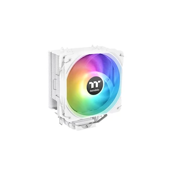 Imagen de referencia para Thermaltake UX200 SE Blanca Enfriador de CPU 170W 15 LED Direccionables 16.8M Colores Modelo CL-P116-AL12SW-A Tamaño 12x2.5x12cm Compatible Intel LGA1700/1200/1156/1155/1151/1150 AMD AM5/AM4/FM2/FM1/AM3+/AM3/AM2+/AM2
