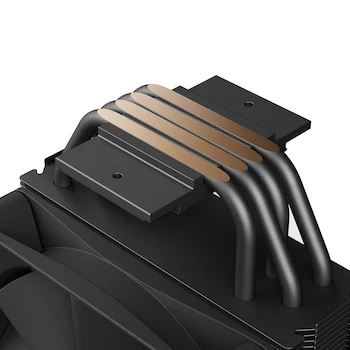 Imagen 3 de NZXT T120 RGB CPU Air Cooler - Modelo RC-TR120-B1 - Negro - Compatibilidad AMD e Intel - Enfriador de Aire con Tubos de Cobre y Rodamientos Dinámicos de Fluidos