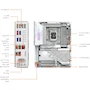 Miniatura de GIGABYTE Z890 AORUS Pro Ice Intel Core Ultra (Serie 2) Placa Base LGA 1851 ATX DDR5 Blanca