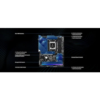 Imagen 3 de ASRock Phantom Gaming B850 Riptide WiFi AMD AM5 ATX Motherboard