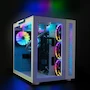 Miniatura de GAME FACTOR Gabinete Gamer CSG700 Fishtank Blanco, Midi-Tower, Soporta ATX/E-ATX/M-ATX/ITX, Dimensiones 416.5x300x385 mm, Vidrio Templado Frontal y Lateral 4mm, Acero SPCC 0.9 mm, 10 Slots de Expansión, Bahías 1x2.5" 1x3.5", Sin Fuente
