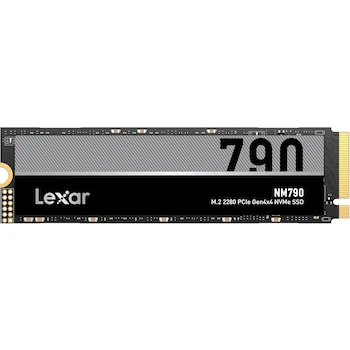 Imagen de referencia para Lexar 8TB NM790 SSD PCIe Gen4 NVMe M.2 2280 Unidad Interna de Estado Sólido, Negro (LNM790X008T-RNNNU)