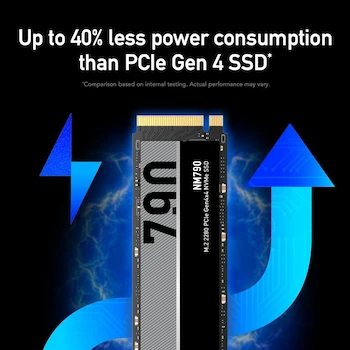 Imagen 4 de Lexar 8TB NM790 SSD PCIe Gen4 NVMe M.2 2280 Unidad Interna de Estado Sólido, Negro (LNM790X008T-RNNNU)