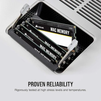 Imagen 5 de Corsair Mac Memory SODIMM 8GB (2x4GB) DDR3 1066MHz CL7 Memoria para Sistemas Mac Calificada por Apple - Negro