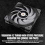 Miniatura de Thermaltake ToughFan 12 Turbo 120mm Black Case/Radiator Fan (Single Pack) Model CL-F121-PL12GM-A