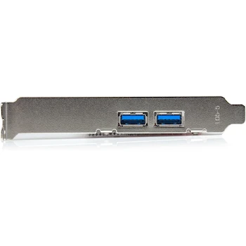 Imagen 3 de StarTech.com PEXUSB3S2EI 4-Port PCI Express USB 3.0 Card - 2 External & 2 Internal - SATA Power - Metallic/Red