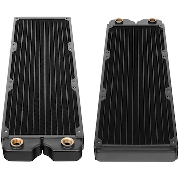 Imagen 4 de Thermaltake Pacific C360 Radiator 360mm 27mm Thick High-Density Fins Copper Radiator Single-Row 12-Set Flat Tubes Copper CL-W228-CU00BL-A