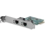 Miniatura de StarTech.com ST1000SPEXD4 Dual Port Gigabit PCI Express Server Network Adapter Card - Low Profile - PCIe x1 - 2x RJ45 Gigabit Ethernet NIC