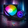 Miniatura de Game Factor LQG501 Enfriamiento Líquido AIO 120 mm ARGB Compatible con Generaciones 2023 de AMD e Intel Color Negro