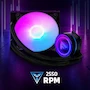 Miniatura de Game Factor LQG501 Enfriamiento Líquido AIO 120 mm ARGB Compatible con Generaciones 2023 de AMD e Intel Color Negro