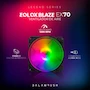Miniatura de Ventilador Gamer Balam Rush EOLOX BLAZE EX70 120mm ARGB Diseño Cuadrado Rainbow Negro 3 Pin BR-938044