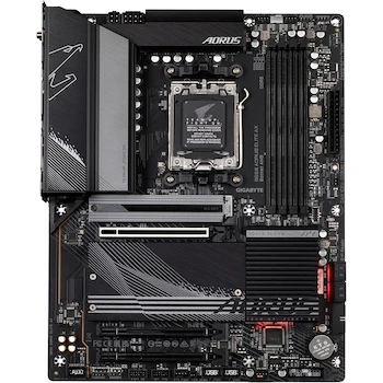 Imagen 2 de GIGABYTE B650 AORUS ELITE AX ATX Motherboard AMD Socket AM5 LGA 1718 Chipset AMD B650 DDR5 Dual Channel 4 DIMM Slots Max 256GB