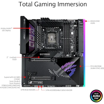 Imagen 3 de ASUS ROG Maximus Z690 Extreme Tarjeta Madre Intel Z690 EATX para Procesadores Intel 12ª Generación