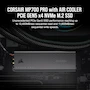 Miniatura de Corsair MP700 Pro con Enfriador de Aire 1 TB M.2 PCIe Gen5 x4 NVMe 2.0 SSD M.2 2280 TLC NAND de Alta Densidad Negro