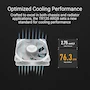 Miniatura de ASUS TUF Gaming TR120 120mm ARGB Reverse Blade White - Paquete Triple de Ventiladores
