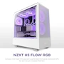 Miniatura de Gabinete NZXT H5 Flow RGB Compact ATX, Serie H5 Flow, Color Blanco, Torre Mediana, Soporte ATX, Material Metal, Peso 1000 Gramos