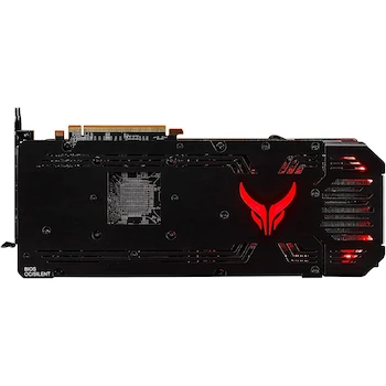 Imagen 4 de Tarjeta gráfica PowerColor Red Devil AMD Radeon RX 6900 XT modelo AXRX 6900XT 16GBD6-3DHE/OC serie Red Devil capacidad 16GB GDDR6 256-bit color negro/rojo tamaño triple-slot 320mm