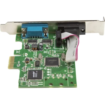 Imagen 3 de StarTech.com PEX2S1050 Tarjeta Adaptadora PCI Express Serial RS232 de 2 Puertos, Perfil Bajo y Estándar, Dimensiones 103 mm (L) x 120 mm (W) x 20 mm (H), Peso 61 g