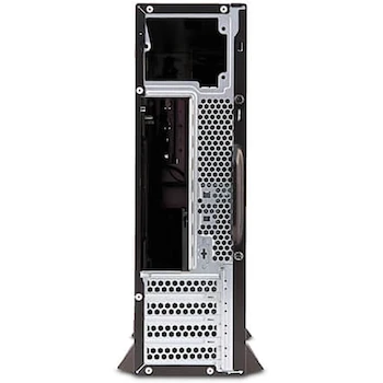 Imagen 3 de Antec VSK2000-U3_US - Carcasa para Computadora Slim Micro ATX Negra, Ventilador de 92 mm Incluido, Dimensiones 356 mm (D) x 338 mm (W) x 102 mm (H), Soporte para Placas Madre Micro-ATX y Mini-ITX, Bahías de Unidad 1x5.25" 1x3.5" 1x2.5", Serie VSK