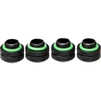 Imagen alusiva al producto Corsair Hydro X Series XF Hardline 12mm OD Fittings Paquete de Cuatro Negro