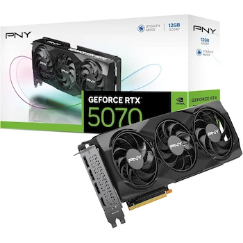 Imagen de referencia para PNY GeForce RTX 5070 Tarjeta Gráfica Triple Ventilador 12 GB GDDR7